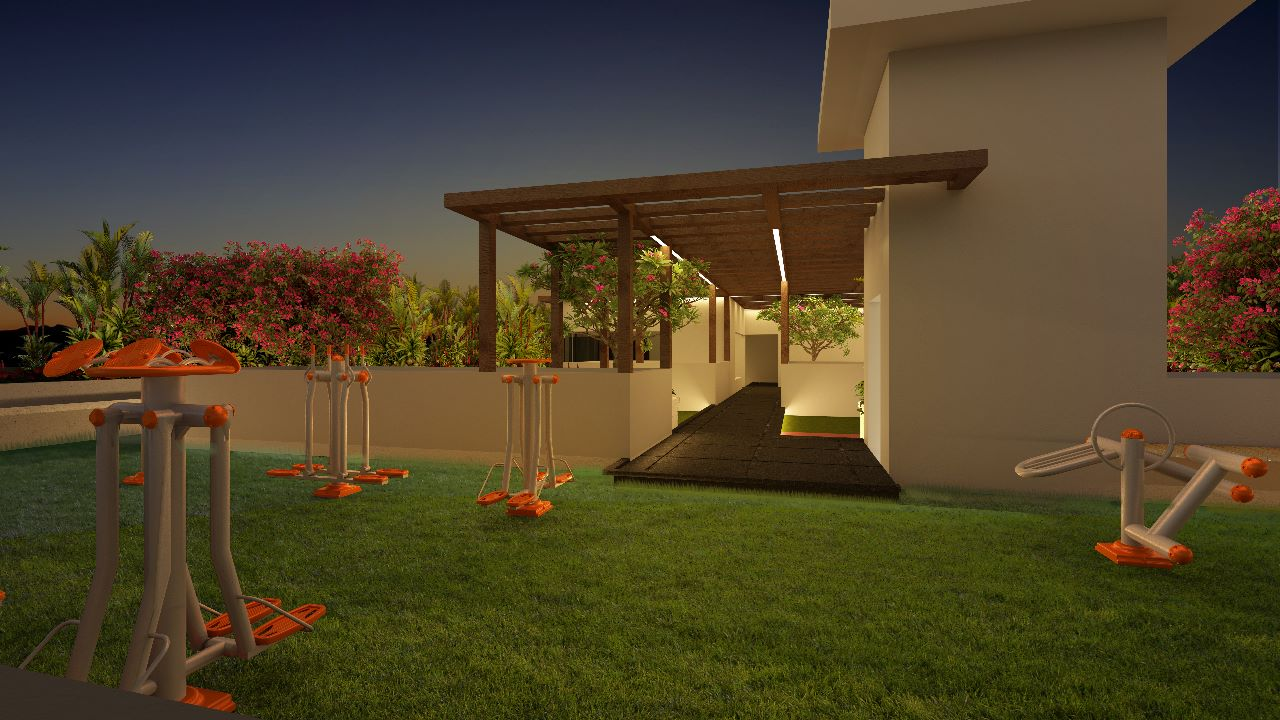 Rooftop Open Sky Gym